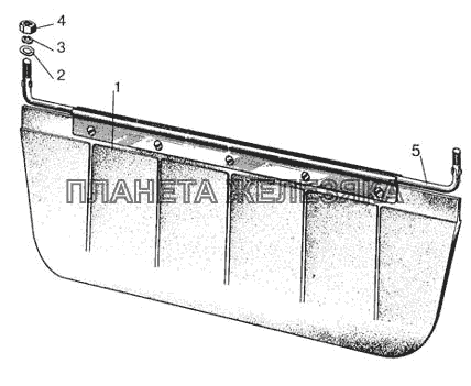 Козырек противосолнечный МТЗ-922